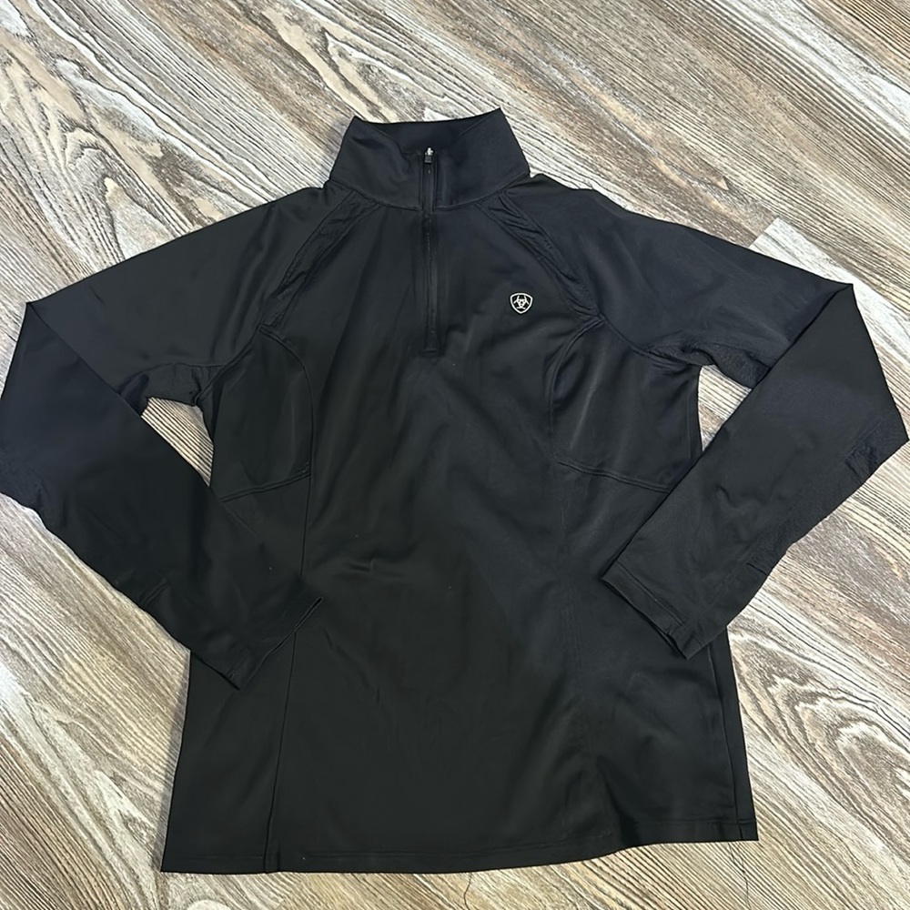 Womens Small Black Ariat Equestrian Long Sleeve top
